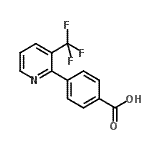 CAS 登录号：847446-88-2， 4-[3-(三氟甲基)-2-吡啶基]苯甲酸