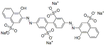 CAS#: 84753-06-0, Tetrasodium 4,4-Bis((1-Hydroxy-4-Sulphonato-2-Naphthyl)Azo)(1,1-Biphenyl)-2,2-Disulphonate