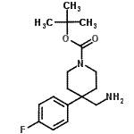 CAS#: 847615-01-4, tert-butyl 4-(aminomethyl)-4-(4-fluorophenyl)piperidine-1-carboxylate