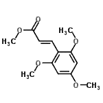 CAS 登录号：847646-83-7， 甲基(2E)-3-(2,4,6-三甲氧基苯基)丙烯酸酯