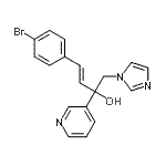 CAS 登录号：847670-72-8， (3E)-4-(4-溴苯基)-1-(1H-咪唑-1-基)-2-(3-吡啶基)-3-丁烯-2-醇