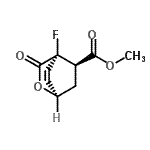 CAS#: 847823-46-5, Methyl (1R,4S,5R)-4-fluoro-3-oxo-2-oxabicyclo[2.2.2]oct-7-ene-5-carboxylate