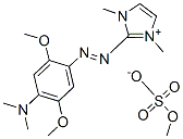 CAS#: 84787-99-5, 2-[[4-(Dimethylamino)-2,5-Dimethoxyphenyl]Azo]-1,3-Dimethyl-1H-Imidazolium Methyl Sulphate