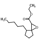 CAS 登录号：84812-65-7， 乙基4-戊基-1-氧杂螺[2.4]庚烷-2-羧酸酯