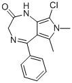 CAS#: 84829-74-3, 3,7-Dihydro-8-Chloro-6,7-Dimethyl-5-Phenyl-Pyrrolo[3,4-e]-1,4-Diazepin-2(1H)-One