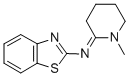 CAS 登录号：84859-09-6， N-(1-甲基-2-哌啶基亚基)-2-苯并噻唑胺