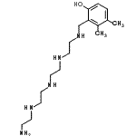 CAS#: 84878-45-5, 2-(13-Amino-2,5,8,11-tetraazatridec-1-yl)-3,4-dimethylphenol