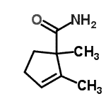 CAS#: 84884-03-7, 1,2-Dimethyl-2-cyclopentene-1-carboxamide