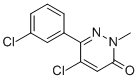 CAS 登录号：849021-00-7， 5-氯-6-(3-氯苯基)-2-甲基哒嗪-3(2H)-酮