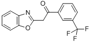 CAS 登录号：849021-37-0， 2-(1,3-苯并恶唑-2-基)-1-[3-(三氟甲基)苯基]乙酮