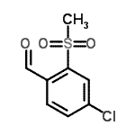 CAS#: 849035-76-3, 4-Chloro-2-(methylsulfonyl)benzaldehyde