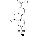 CAS 登录号：849035-88-7， 1-[4-(甲基磺酰基)-2-硝基苯基]-4-哌啶甲酰胺