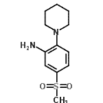 CAS 登录号：849035-90-1， 5-(甲基磺酰基)-2-(1-哌啶基)苯胺