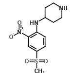 CAS#: 849035-94-5, N-[4-(Methylsulfonyl)-2-nitrophenyl]-4-piperidinamine