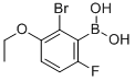 CAS#: 849052-19-3, B-(2-Bromo-3-ethoxy-6-fluorophenyl)-Boronic acid