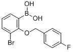 CAS#: 849052-22-8, B-[3-Bromo-2-[(4-fluorophenyl)methoxy]phenyl]-Boronic acid