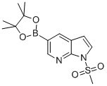 CAS 登录号：849068-22-0， 1-(甲基磺酰基)-1H-吡咯并[2,3-b]吡啶-5-硼酸频哪醇酯