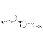 CAS#: 849106-56-5, Ethyl (3R)-3-(ethylamino)-1-pyrrolidinecarboxylate