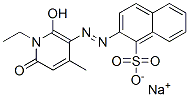 CAS 登录号：84914-91-0， 2-[(1-乙基-1,6-二氢-2-羟基-4-甲基-6-氧代-3-吡啶基)偶氮]萘-1-磺酸钠