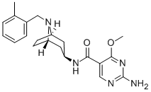 CAS#: 84923-23-9, 2-Amino-4-Methoxy-N-(8-(2-Methylbenzyl)-3-beta-Nortropanyl)-5-Pyrimidinecarboxamide