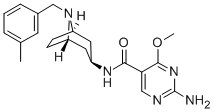 CAS 登录号：84923-26-2， 2-氨基-4-甲氧基-N-(8-(3-甲基苄基)-3-beta-去甲莨菪烷基)-5-嘧啶甲酰胺
