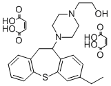 CAS#: 84964-87-4, 3-Ethyl-11-(4-(2-Hydroxyethyl)Piperazino)-10,11-Dihydrodibenzo(b,f)Thiepin Bis(Maleate)