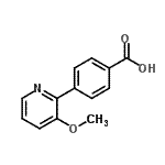 CAS#: 849757-80-8, 4-(3-Methoxy-2-pyridinyl)benzoic acid