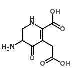 CAS#: 84986-74-3, 5-Amino-3-(carboxymethyl)-4-oxo-1,4,5,6-tetrahydro-2-pyridinecarboxylic acid