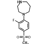 CAS#: 849924-88-5, 1-[2-Fluoro-4-(methylsulfonyl)phenyl]-1,4-diazepane