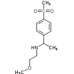 CAS#: 849924-92-1, N-(2-Methoxyethyl)-1-[4-(methylsulfonyl)phenyl]ethanamine