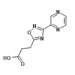 CAS#: 849925-05-9, 3-[3-(2-Pyrazinyl)-1,2,4-oxadiazol-5-yl]propanoic acid