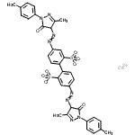 CAS#: 85005-82-9, Calcium 4,4'-bis{[3-methyl-1-(4-methylphenyl)-5-oxo-4,5-dihydro-1H-pyrazol-4-yl]diazenyl}-2,2'-biphenyldisulfonate