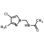 CAS 登录号：850255-09-3， N-[(4-氯-3-甲基-1H-吡唑-1-基)甲基]乙酰胺