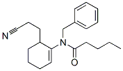CAS 登录号：85031-41-0， N-苄基-N-[6-(2-氰基乙基)-1-环己烯基]戊酰胺