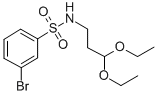 CAS 登录号：850349-38-1， 3-溴-N-(3,3-二乙氧基-丙基)-苯磺酰胺