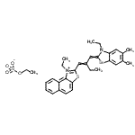 CAS 登录号：85050-02-8， 1-乙基-2-{2-[(3-乙基-5,6-二甲基-1,3-苯并硒唑-2(3H)-亚基)甲基]-1-丁烯-1-基}萘并[1,2-d][1,3]噻唑-1-鎓硫酸乙酯盐