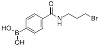 CAS 登录号：850567-41-8， N-(3-溴丙基)4-硼酸基苯甲酰胺