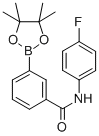 CAS 登录号：850567-58-7， 3-(4-氟苯基)氨基羰基苯硼酸频哪醇酯