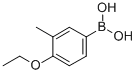 CAS 登录号：850568-08-0， 4-乙氧基-3-甲基苯硼酸