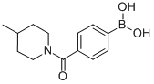 CAS 登录号：850568-21-7， 4-(4-甲基哌啶-1-羰基)苯硼酸