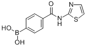 CAS 登录号：850568-26-2， 4-(2-噻唑基)氨基羰基苯硼酸