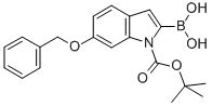 CAS 登录号：850568-66-0， 6-苄氧基-1-叔丁氧羰基-吲哚-2-硼酸