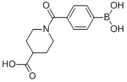CAS 登录号：850593-02-1， 1-(4-硼酸基苯甲酰基)哌啶-4-羧酸
