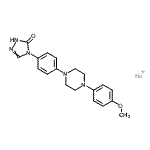 CAS#: 85098-66-4, 2,4-dihydro-4-[4-[4-(4-methoxyphenyl)-1-piperazinyl]phenyl]-3H-1,2,4-Triazol-3-one sodium salt (1:1)