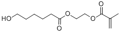 CAS 登录号：85099-10-1， 2-[(2-甲基-1-氧代烯丙基)氧基]乙基 6-羟基己酸酯