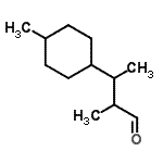 CAS 登录号：85099-34-9， 2-甲基-3-(4-甲基环己基)丁醛