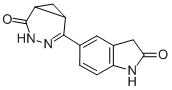 CAS#: 85123-65-5, 5-(2,3-Dihydro-2-Oxo-1H-Indol- 5-Yl)-3,4-Diazabicyclo(4.1.0)Hept-4-En-2-One