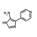 CAS 登录号：851262-39-0， 4-(4-吡啶基)-1H-咪唑-5-胺
