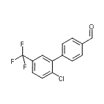 CAS 登录号：851340-77-7， 4-[2-氯-5-(三氟甲基)苯基]苯甲醛