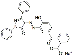 CAS#: 85135-97-3, Sodium 2-[3-[[4,5-Dihydro-5-Oxo-1,3-Diphenyl-1H-Pyrazol-4-Yl]Azo]-4-Hydroxybenzoyl]Benzoate
